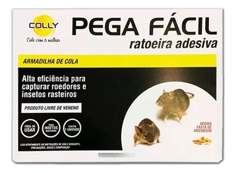 Kit 5 Unidades Ratoeira Adesiva Cola Rato Pragas Aranhas MercadoLivre