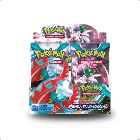 Box Display 36 Booster Pokémon Fenda Paradoxal Original Frete grátis