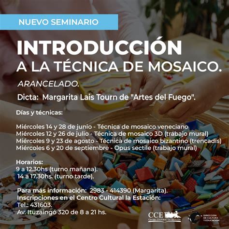 CCE Inscripciones abiertas para el Seminario Introducción a la Técnica