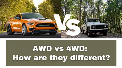 AWD Vs. 4WD: How Are They Different? | Vehicle Answers