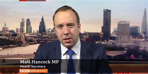 Health Secretary Matt Hancock Attempts To Clarify The Governments