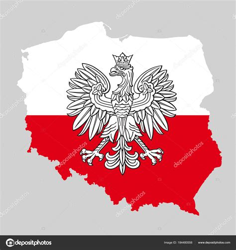 Poland map with eagle Stock Vector Image by ©cobalt88 #184480558