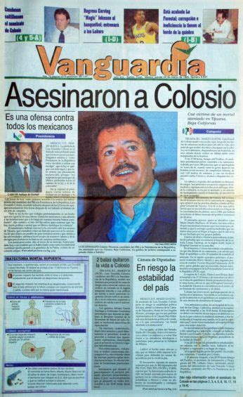 25 Años Del Asesinato De Luis Donaldo Colosio José Cárdenas