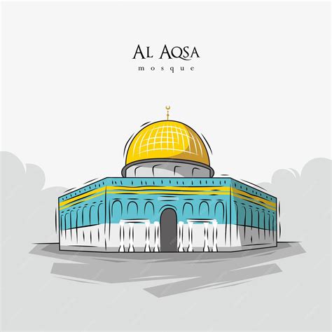 Premium Vector Al Aqsa Mosque