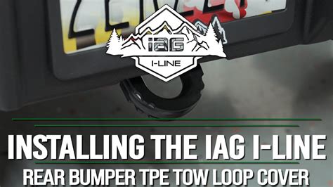 IAG I Line Rear Bumper TPE Tow Loop Cover Pair For 2021 Ford Bronco