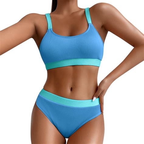 JFGHDG Bikini For Women Bathing Suit For Women Full Coverage Swimsuits For Women Bikini Up