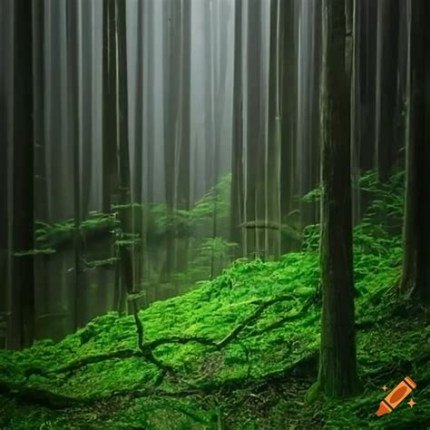 Rainy Forest On Craiyon