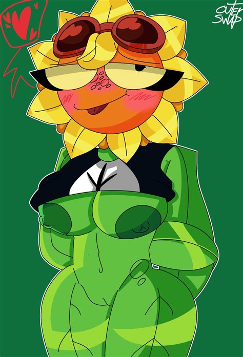 Rule 34 1girls Blush Breasts Female Plant Plant Girl Plants Vs Zombies Pussy Solar Flare