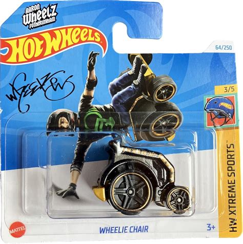 Hot Wheels Wheelie Chair HW Xtreme Sports 3 5 HTD18 Short Card