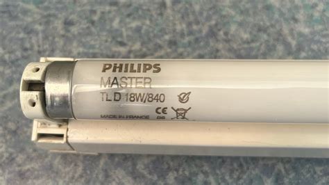 EOL 16 Philips MASTER TLD 18W 840 T8 Fluorescent Tube Burnout