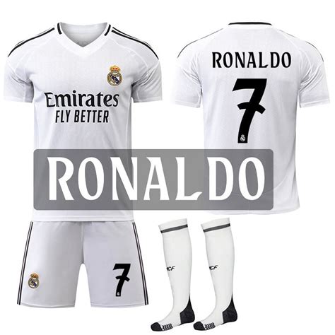 2425 Real Madrid Jersey Home Football Suit No 7 Cristiano Ronaldo 8