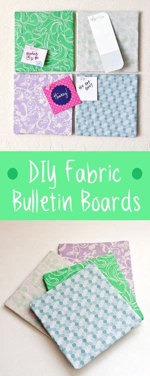 Diy Chic Fabric Covered Bulletin Boards Fabric Covered Bulletin Board