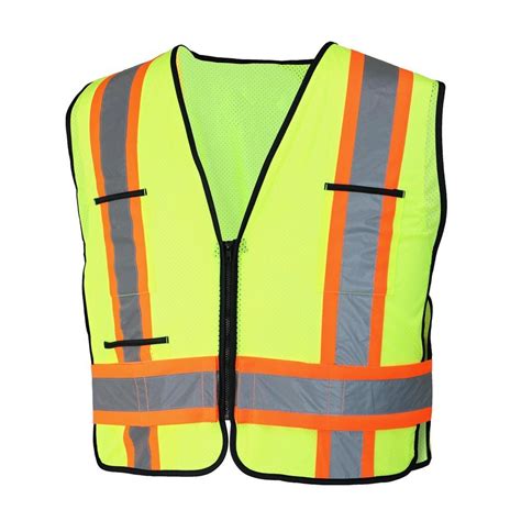 Without Sleeves Polyester Reflective Safety Jacket Rs Piece Id