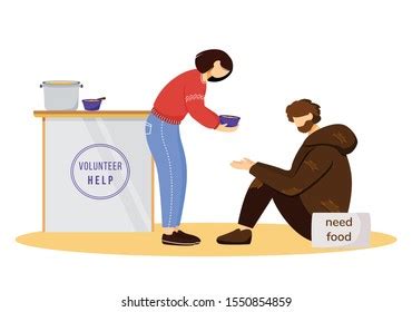 Feeding Poor Over Royalty Free Licensable Stock Vectors Vector