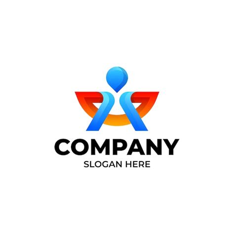 Premium Vector People Logo Template Design