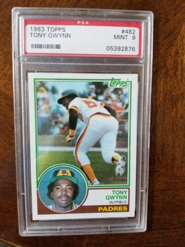 1983 Topps Tony Gwynn Rookie Psa 9 Mint Ebay