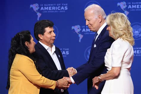 Pedro Castillo Anunció Que Jill Biden Primera Dama De Estados Unidos