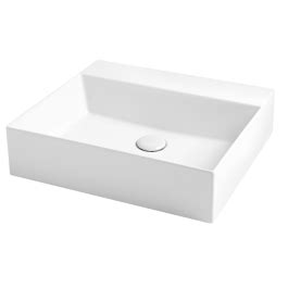 Lavabo Elegance Sospeso Appoggio X Senza Foro In Ceramica Bianco L