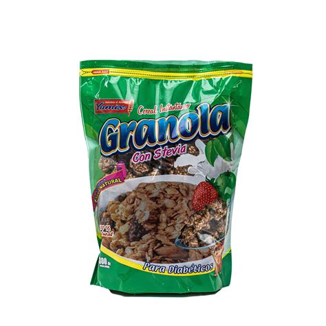 Granola con Stevia 400gr Yamix Nuna Orgánica