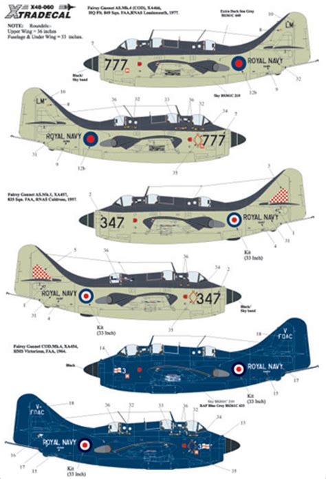 Fairey Gannet Decal Preview By Brett Green Xtradecal