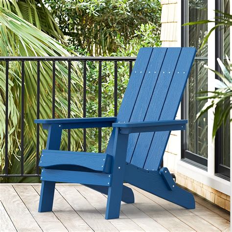 Amazon Lue Bona Folding Adirondack Chair Hdps Poly Modern