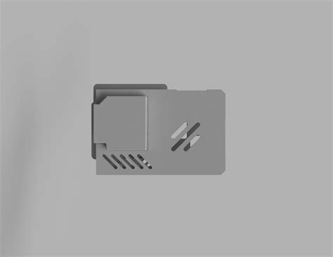 GOPRO HERO Naked Case Avec Filtre Nd Ultra Simple STL File For