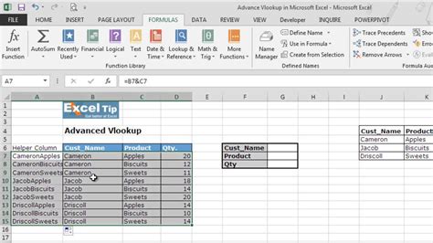 48 Vlookup Formula In Excel With Example Pdf Tips Formulas