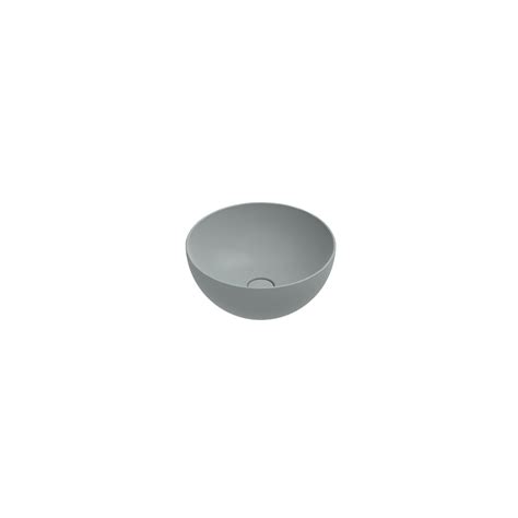 Sfera H Satin Acqua Sit On Washbasins Colored Sanitary Ware