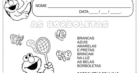 Borboletas Vinicius De Moraes Atividades