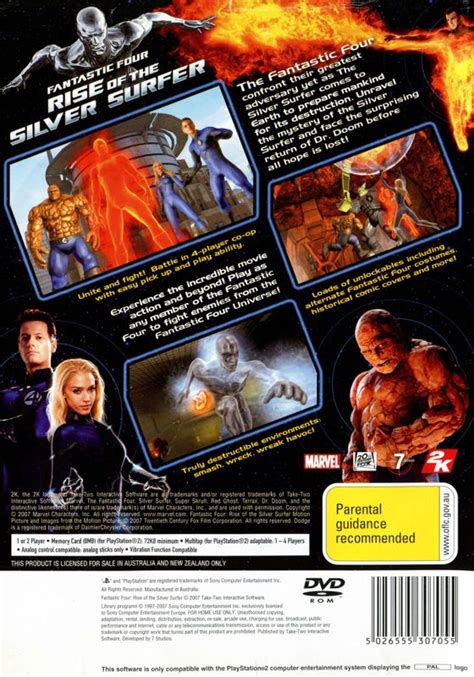 Fantastic Four Rise Of The Silver Surfer Cover Or Packaging Material