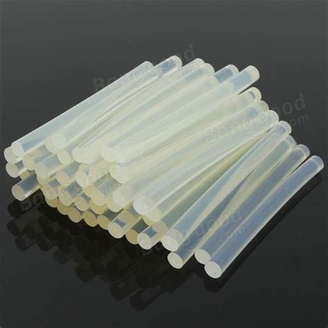 50pcs 7mm X 100mm Clear Hot Melt Glue Adhesive Sticks Plastic Sale