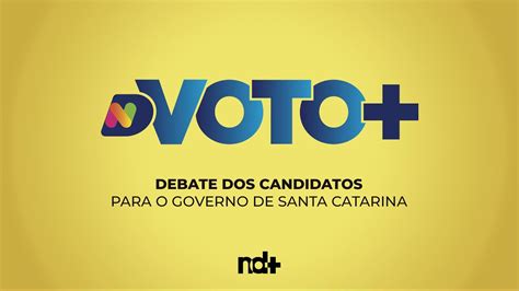 Voto Debate Dos Candidatos Para O Governo De Santa Catarina Youtube