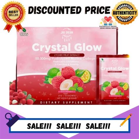 Crystal Glow Lychee Collagen Drink By Jrk Dream Box Sachets