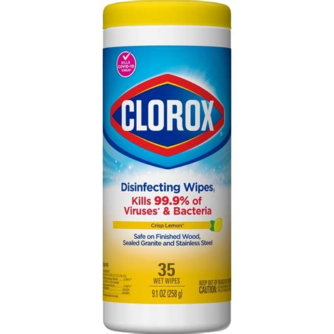 Clorox Disinfecting Wipes 35-Count Lemon All-Purpose Cleaner at Lowes.com