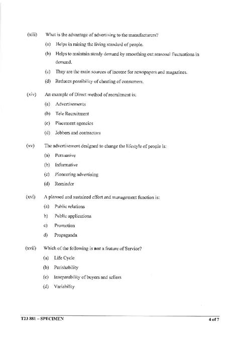 Icse Commercial Applications Specimen Paper 2023 Pdf Cisce Class 10