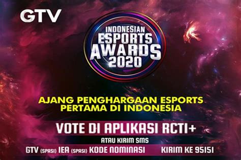 Lewat Indonesian Esports Awards Gtv Gelar Ajang Penghargaan Esport