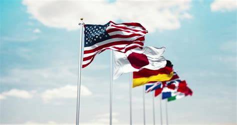 Usa Japan Flags Stock Video Footage - 4K and HD Video Clips | Shutterstock