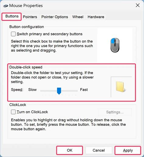 How To Change A Mouse Double Click Speed In Windows 11 Or 10 Gear Up