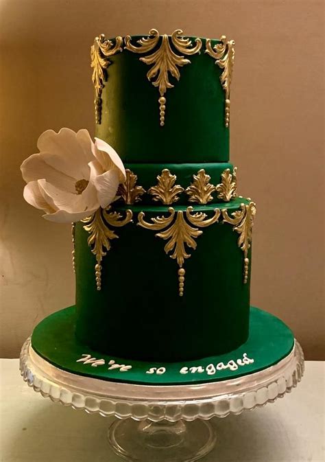 Emerald Fantasy Emerald Wedding Cake Wedding Cake Emerald Green