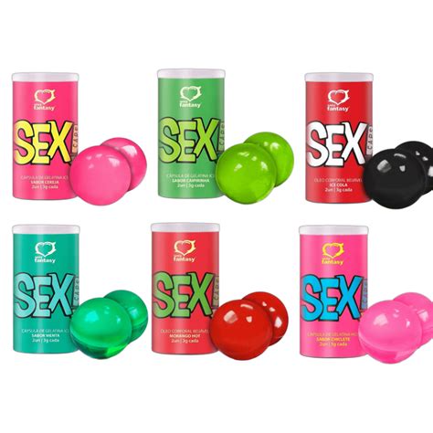 Bolinha Beijável Caipirinha ICE Sex Caps 02 Unidades Sexy Fantasy Sexshop Loja Pimenta