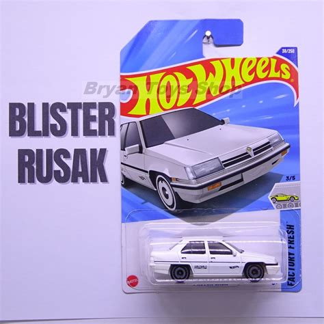 Hot Wheels Proton Saga White Putih