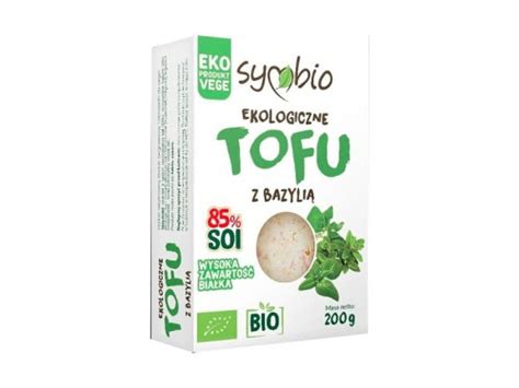 TOFU Z BAZYLIĄ BIO 200g SYMBIO Przetwory Warzywne i Owocowe Swojska