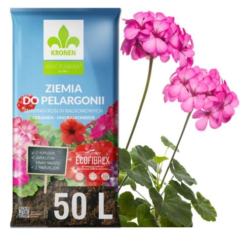 ZIEMIA DO PELARGONII SURFINII balkonowych aż 50L podłoże do kwiatów