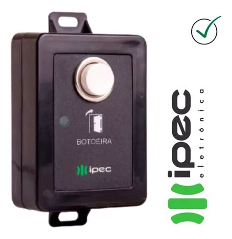 Botoeira Sem Fio Black Linha Classic Ipec MercadoLivre