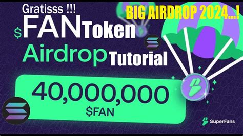 Tutorial Free AIRDROP SuperFan FAN Token SOLANA Project YouTube