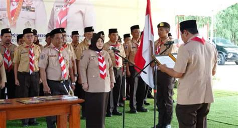 Istri Paman Birin Dilantik Jadi Ketua Kwarda Pramuka Kalsel