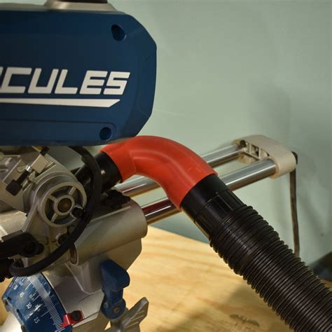 Dust Port Adapter For A Hercules 12 Sliding Miter Saw 90 Degree
