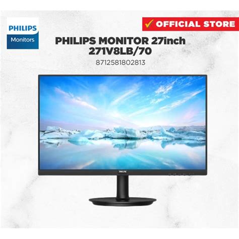 Jual Led Monitor Philips V Ips Hz Full Hd Hdmi Dp Shopee