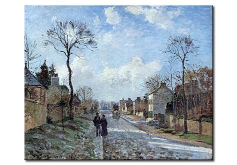 Riproduzione Strada Per Louveciennes Camille Pissarro Quadri Famosi