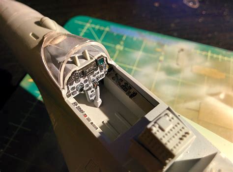 1/48 Mig-29A cockpit from some years ago - hand painted. : r/modelmakers